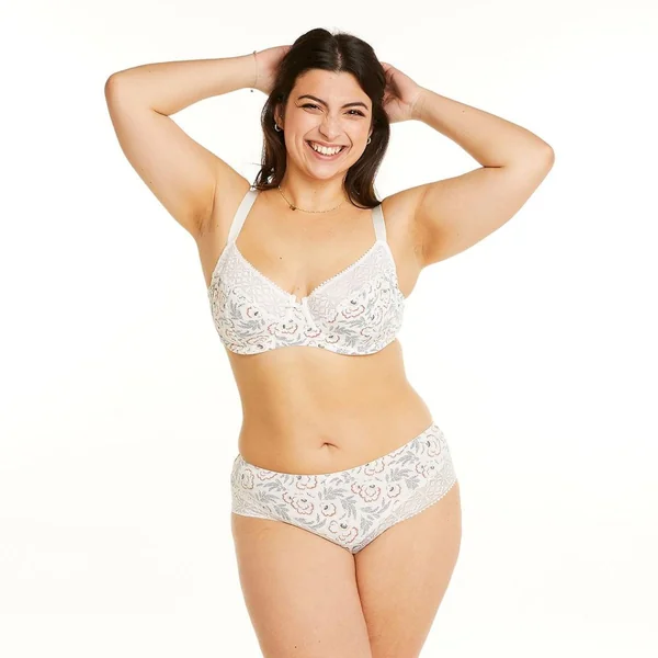 Soutien-gorge à armatures grand maintien multico ivoire Palanquin multicolore Pomm Poire