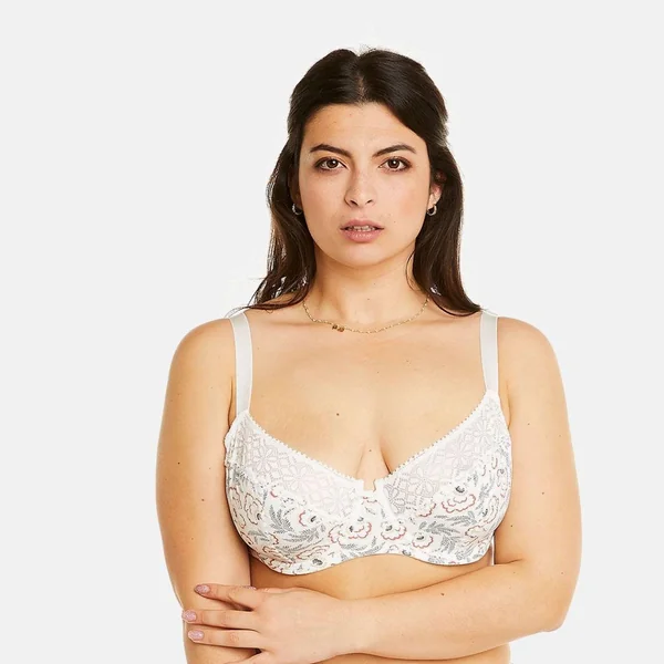 Soutien-gorge à armatures grand maintien multico ivoire Palanquin multicolore Pomm Poire
