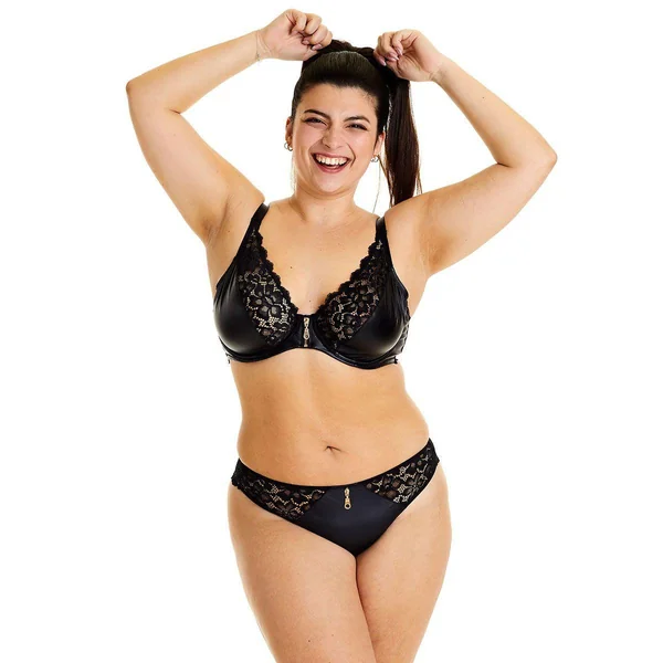 Soutien-gorge à armatures grand maintien noir Epilogue Pomm Poire