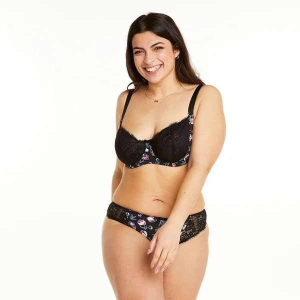 Soutien-gorge à armatures grand maintien noir Impériale Pomm Poire