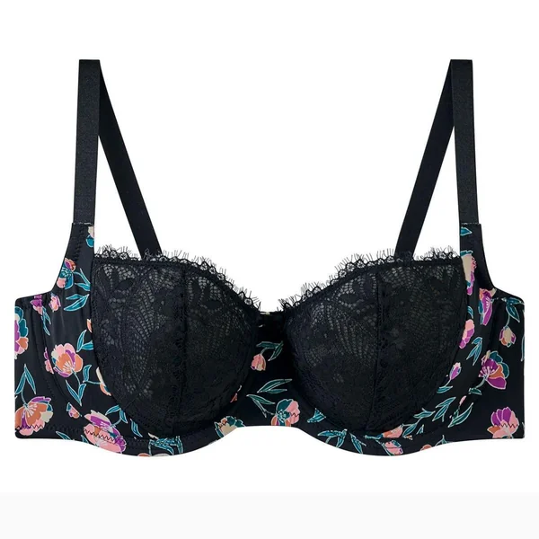 Soutien-gorge à armatures grand maintien noir Impériale Pomm Poire
