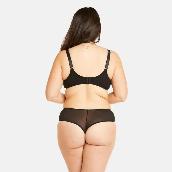 Soutien-gorge à armatures grand maintien noir Indécise Pomm Poire