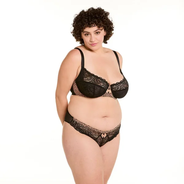Soutien-gorge à armatures grand maintien noir Samsara Pomm Poire