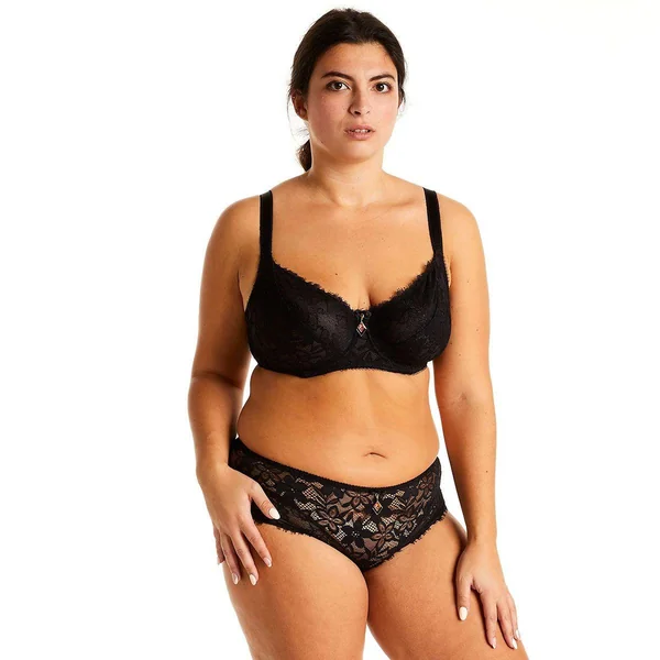 Soutien-gorge à armatures grand maintien noir Shaker Pomm Poire