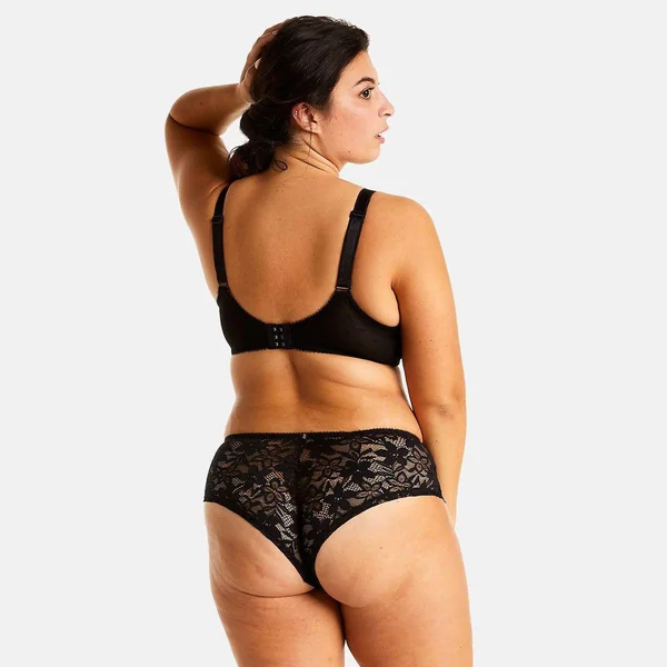 Soutien-gorge à armatures grand maintien noir Shaker Pomm Poire