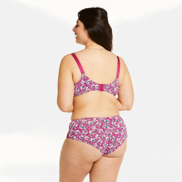 Soutien-gorge à armatures grand maintien rose Paix Pomm Poire