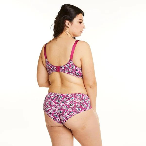 Soutien-gorge à armatures grand maintien rose Paix Pomm Poire