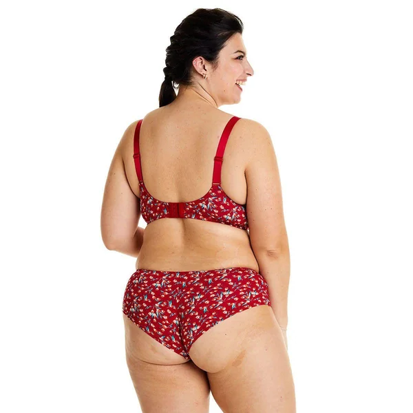 Soutien-gorge à armatures grand maintien rouge Paprika Pomm Poire