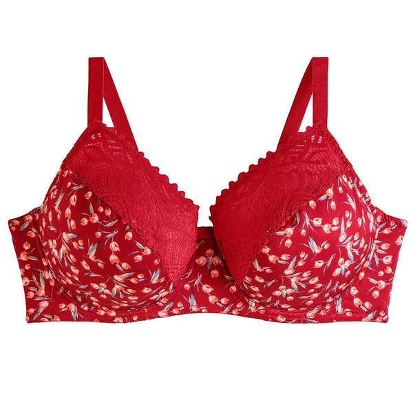 Soutien-gorge à armatures grand maintien rouge Paprika Pomm Poire