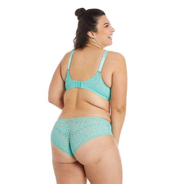 Soutien-gorge à armatures grand maintien turquoise Roulotte bleu Pomm Poire