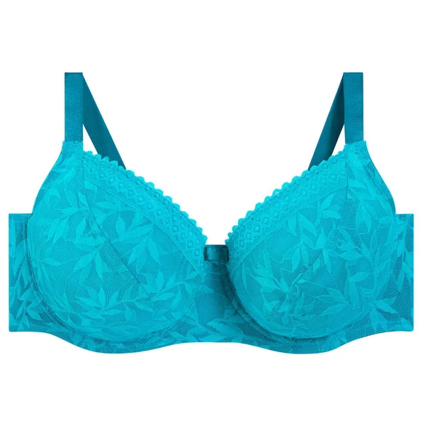 Soutien-gorge à armatures grand maintien turquoise Savane bleu Pomm Poire