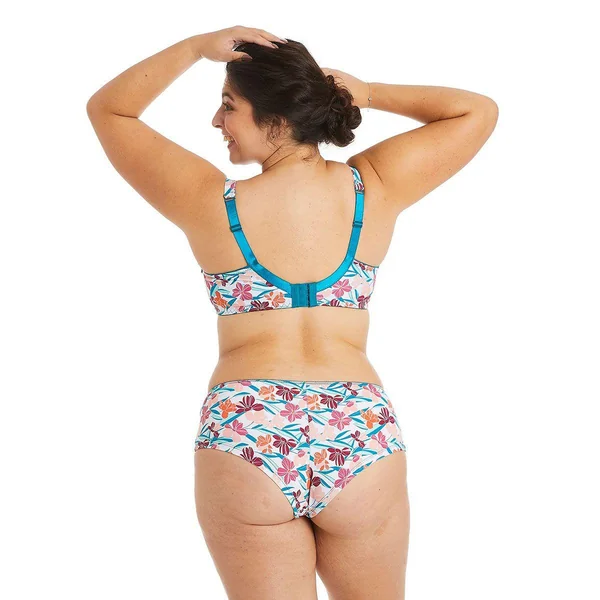 Soutien-gorge à armatures grand maintien turquoise/rose Eva Pomm Poire