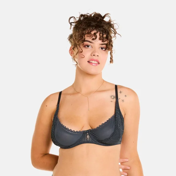 Soutien-gorge à armatures gris Abeille Pomm Poire