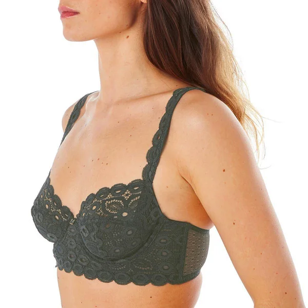 Soutien-gorge à armatures kaki Intrépide-vert Camille Cerf x Pomm Poire