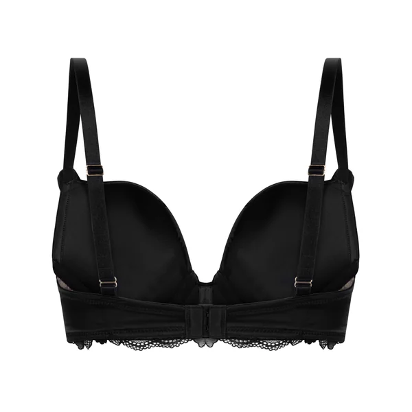 Soutien-gorge à armatures longline push-up préformé Avela - Noir
