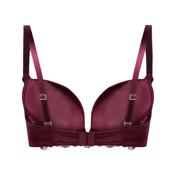Soutien-gorge à armatures longline push-up préformé Avela - Rouge