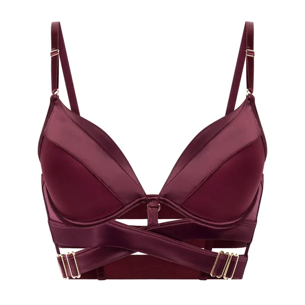 Soutien-gorge à armatures longline push-up préformé Colette - Violet