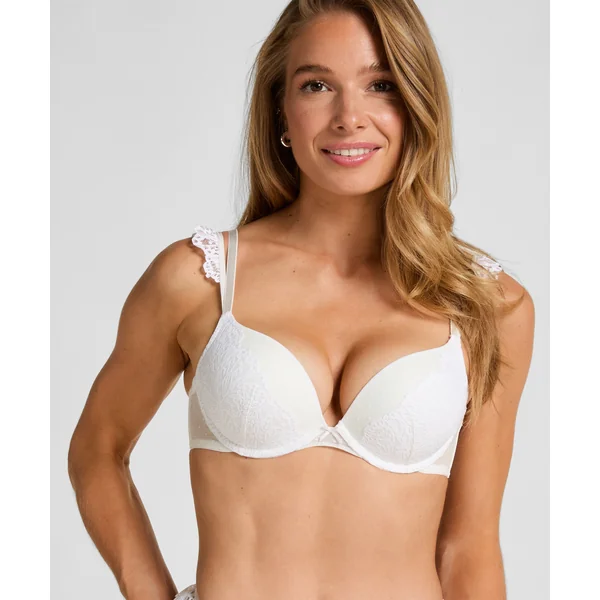 Soutien-gorge à armatures maximiseur préformé Posie - Blanc
