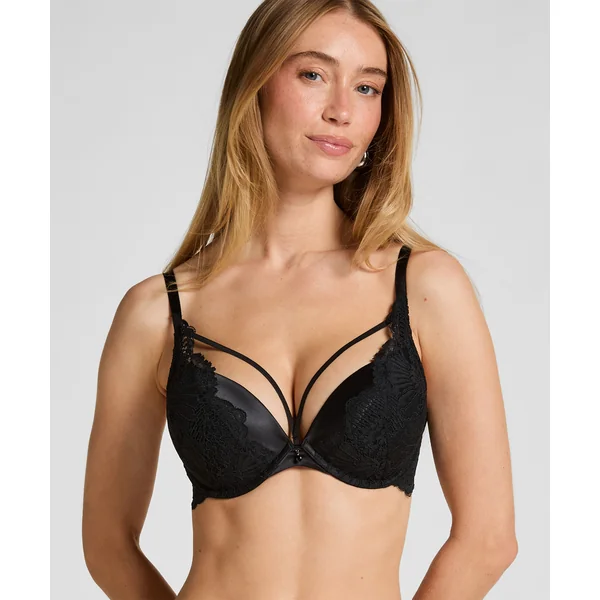 Soutien-gorge à armatures maximiseur préformé Whitney - Noir