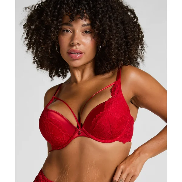 Soutien-gorge à armatures maximiseur préformé Whitney - Rouge