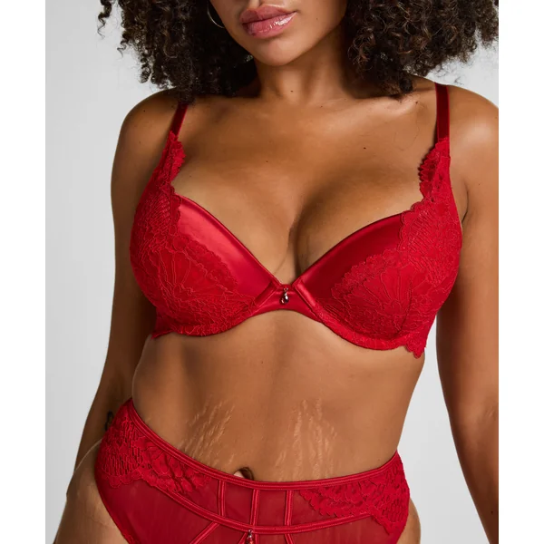 Soutien-gorge à armatures maximiseur préformé Whitney - Rouge