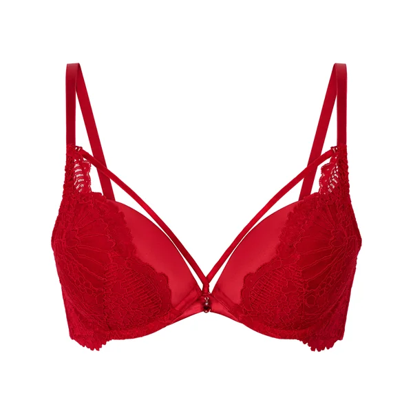 Soutien-gorge à armatures maximiseur préformé Whitney - Rouge