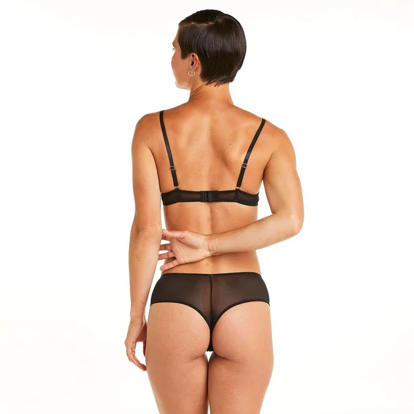 Soutien-gorge à armatures noir Indécise Pomm Poire