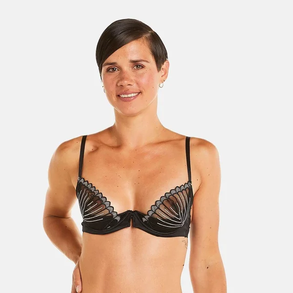 Soutien-gorge à armatures noir Indécise Pomm Poire