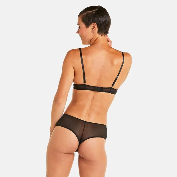 Soutien-gorge à armatures noir Indécise Pomm Poire