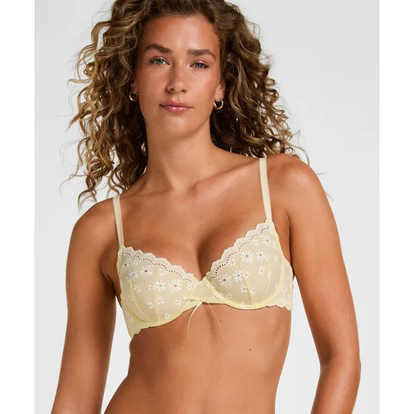 Soutien-gorge à armatures non préformé Gaia - Jaune