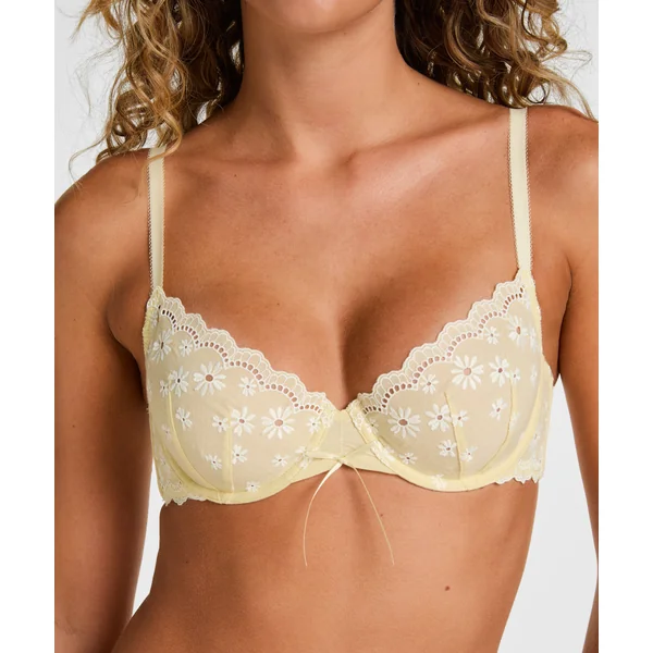 Soutien-gorge à armatures non préformé Gaia - Jaune