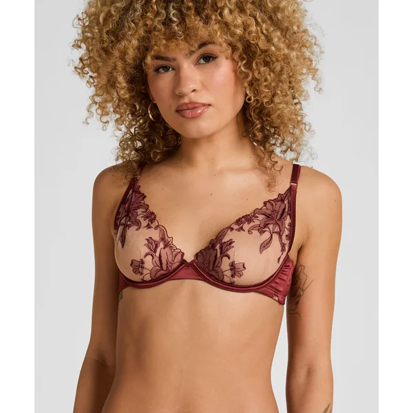 Soutien-gorge à armatures non-préformé Anouk - Rouge