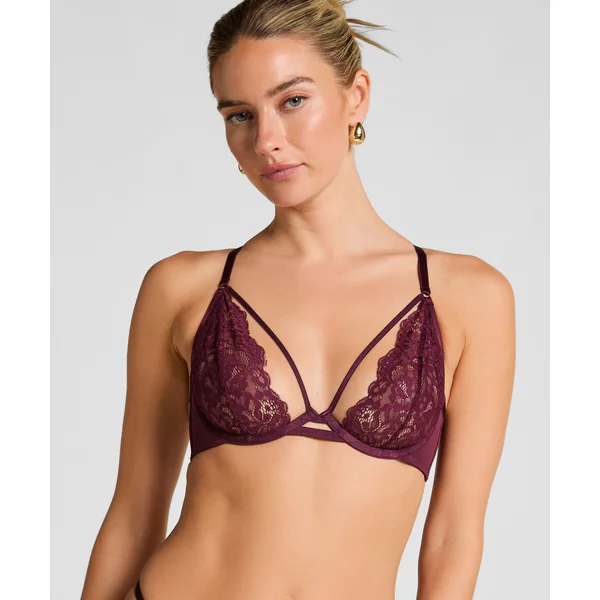 Soutien-gorge à armatures non-préformé Cinnamon - Rouge