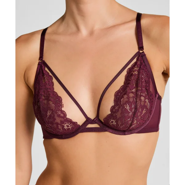 Soutien-gorge à armatures non-préformé Cinnamon - Rouge