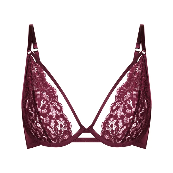 Soutien-gorge à armatures non-préformé Cinnamon - Rouge