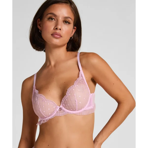 Soutien-gorge à armatures non-préformé Cordelie - Rose