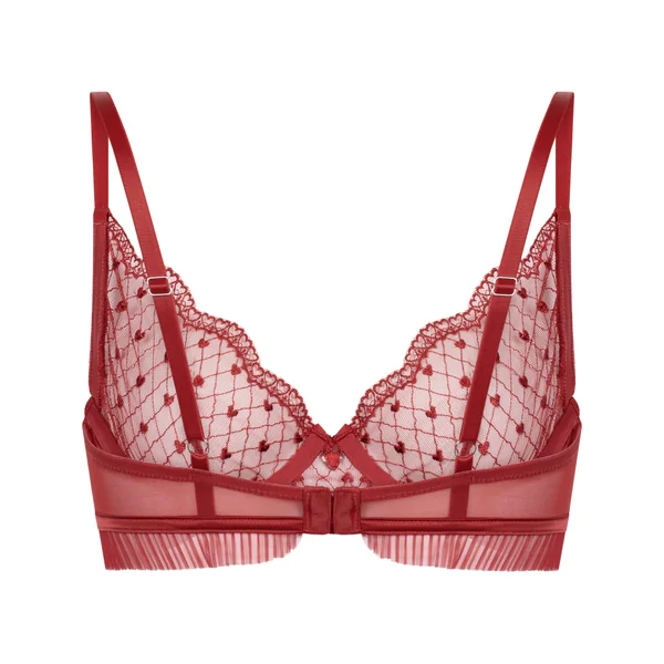 Soutien-gorge à armatures non-préformé Cordelie - Rouge