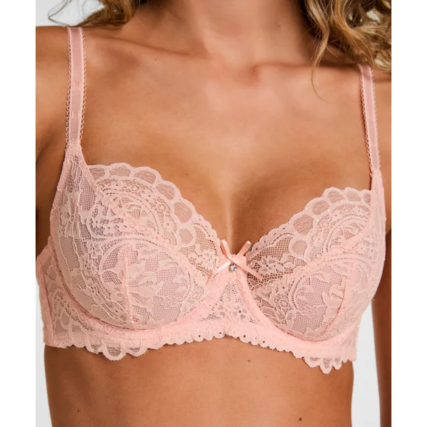 Soutien-gorge à armatures non-préformé Isadora - Rose