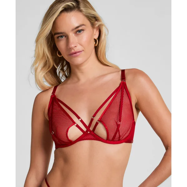 Soutien-gorge à armatures non-préformé Rhys - Rouge