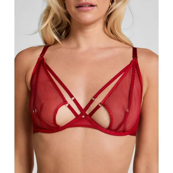 Soutien-gorge à armatures non-préformé Rhys - Rouge