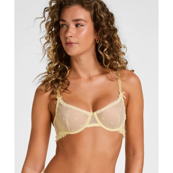 Soutien-Gorge à Armatures Non-Rembourré Flora - Jaune