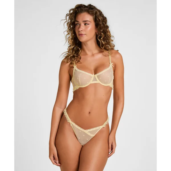 Soutien-Gorge à Armatures Non-Rembourré Flora - Jaune