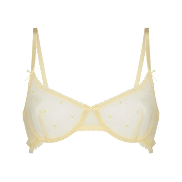 Soutien-Gorge à Armatures Non-Rembourré Flora - Jaune