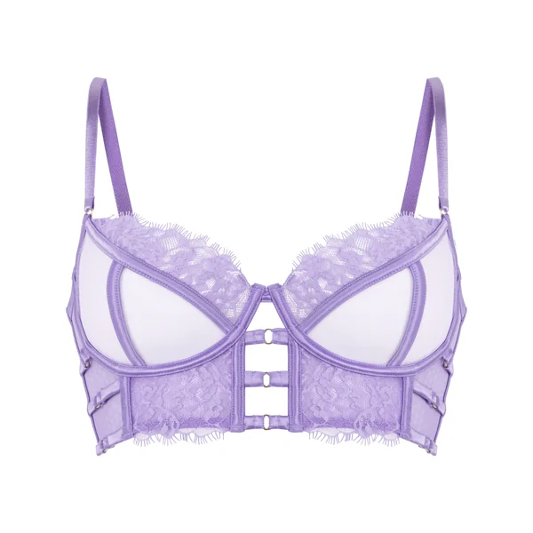 Soutien-gorge à armatures non-rembourré longline Nienke - Violet