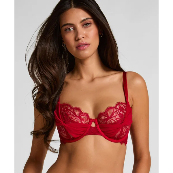 Soutien-gorge à armatures non-rembourré Marianna - Rouge