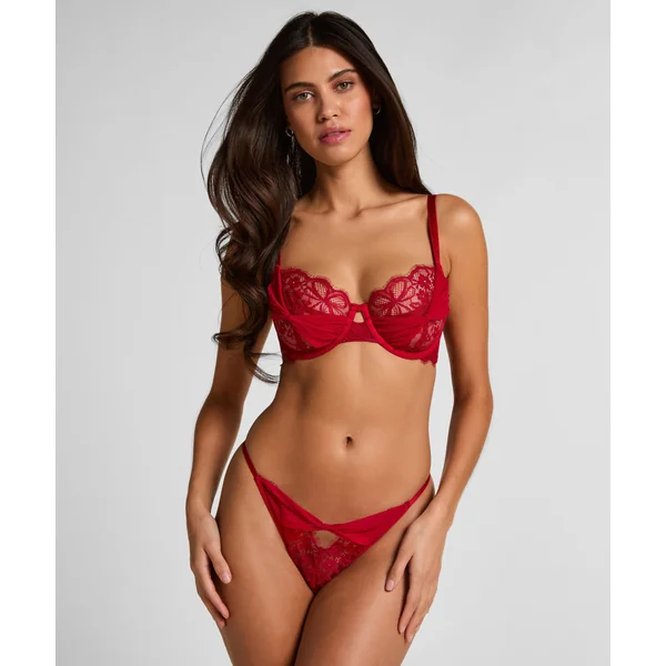 Soutien-gorge à armatures non-rembourré Marianna - Rouge