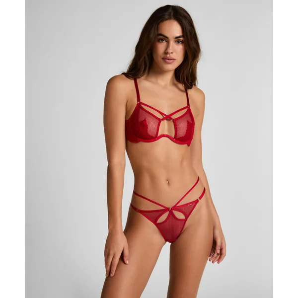 Soutien-gorge à armatures non-rembourré Milana - Rouge