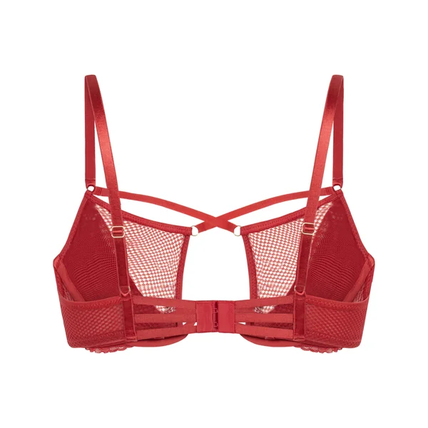 Soutien-gorge à armatures non-rembourré Milana - Rouge
