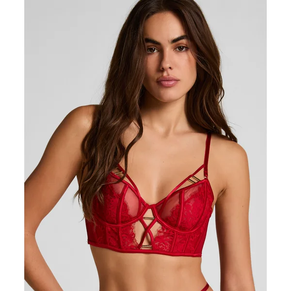 Soutien-gorge à armatures non-rembourré Noeki - Rouge