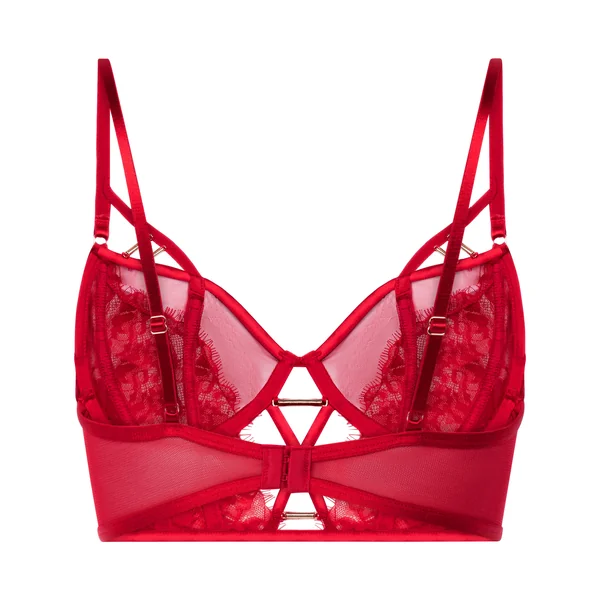 Soutien-gorge à armatures non-rembourré Noeki - Rouge